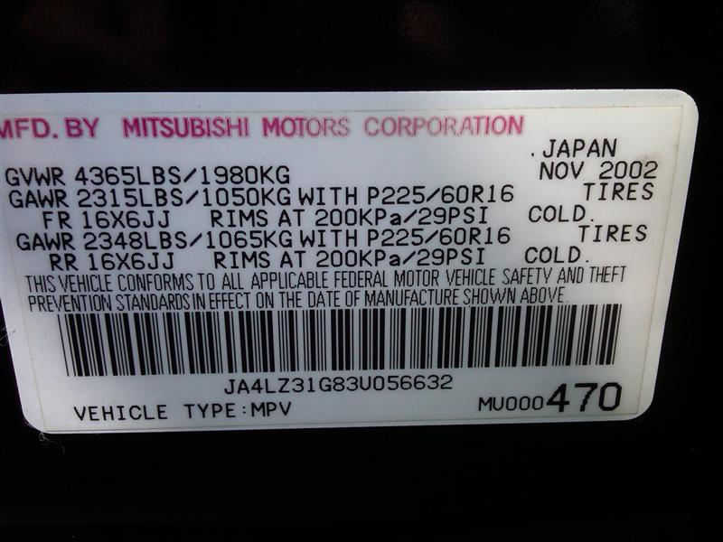 2003 Mitsubishi Outlander LS AWD Sport Utility for sale in Brooklyn, NY